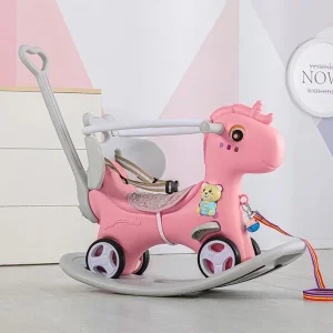 Unicorn Rocking Horse Toddlers Balance Bike Baby Girl  Pink