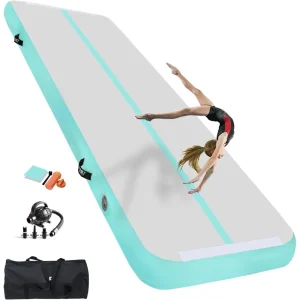 Gymnastics Air Mat Tumble Track Tumbling Mat Inflatable Floor Mats with for Home